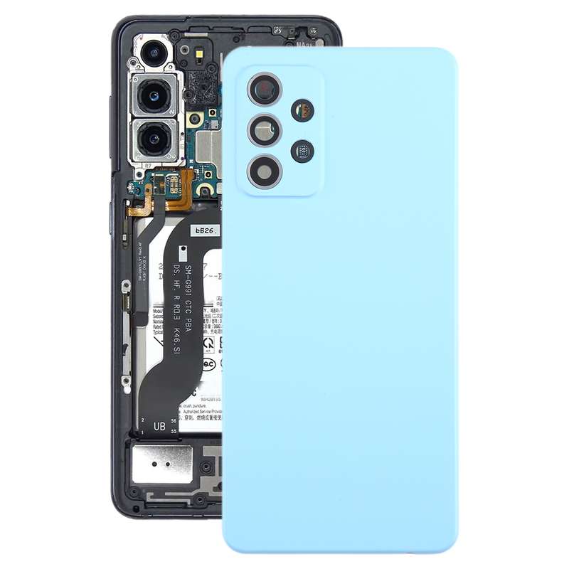 For Samsung Galaxy A52 5G / A52 4G Battery Back Cover with Camera Lens Cover(Green)