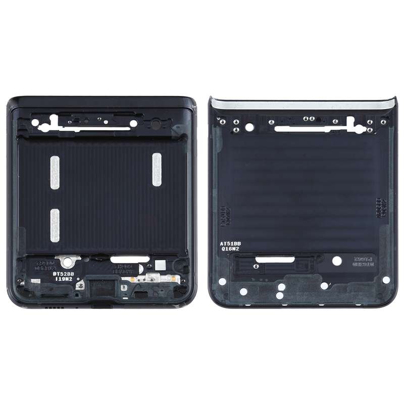 For Samsung Galaxy Z Flip 5G SM-F707 Lower Middle Frame Bezel Plate (Black)