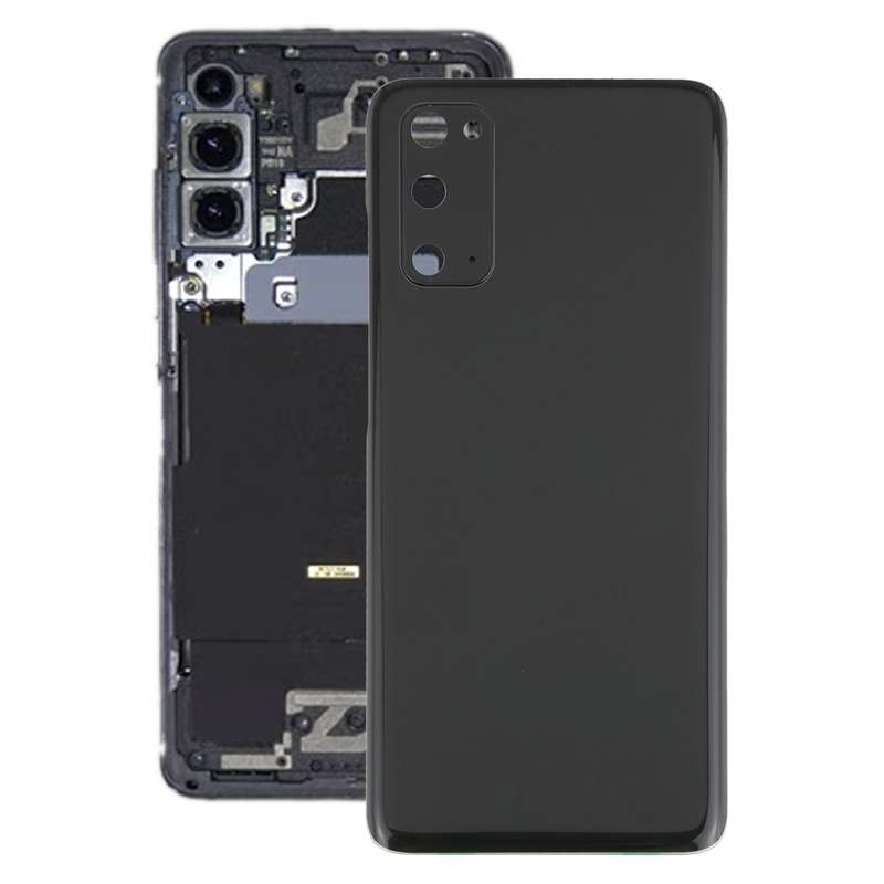 For Samsung Galaxy S20 Battery Back Cover with Camera Lens Cover (Grey)