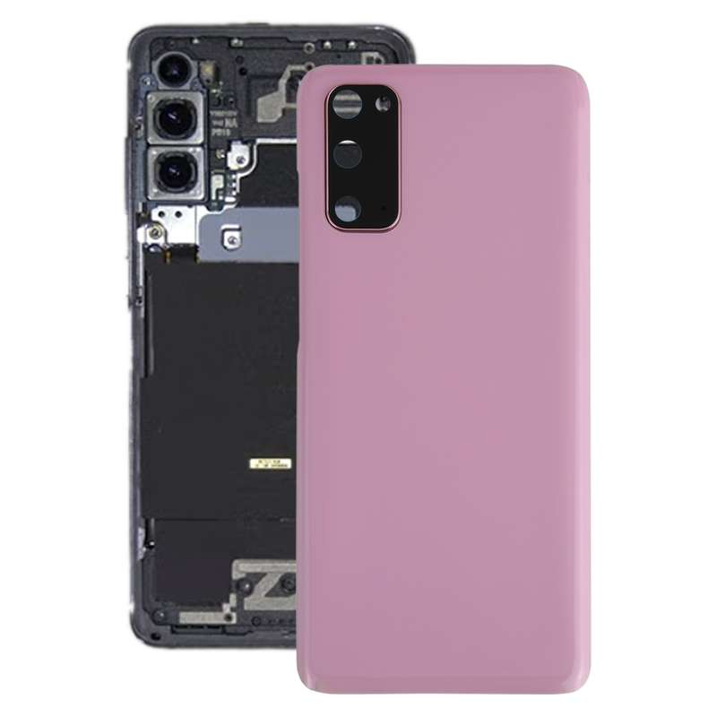 For Samsung Galaxy S20 Battery Back Cover with Camera Lens Cover (Grey)