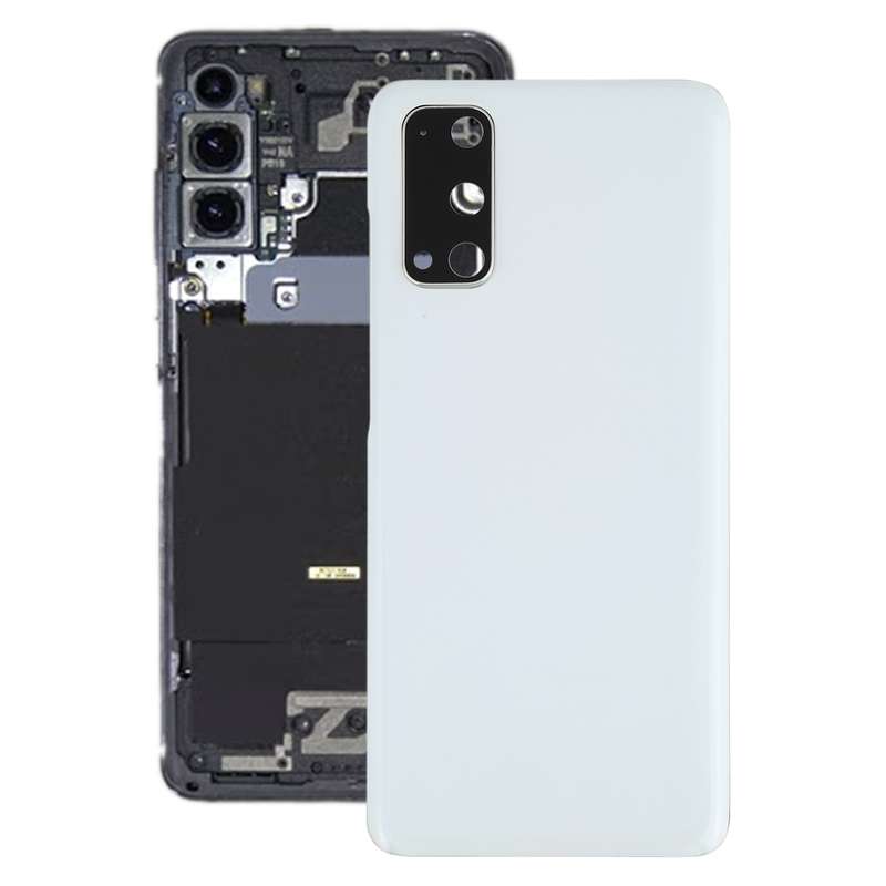 For Samsung Galaxy S20 Battery Back Cover with Camera Lens Cover (Grey)