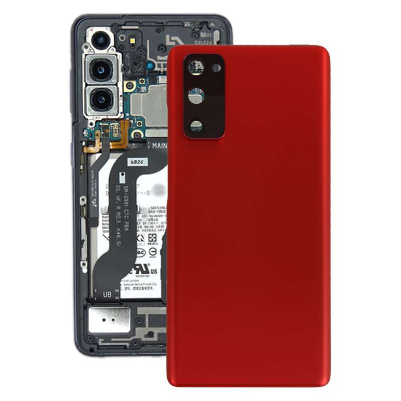 For Samsung Galaxy S20 FE Battery Back Cover with Camera Lens Cover (Purple)