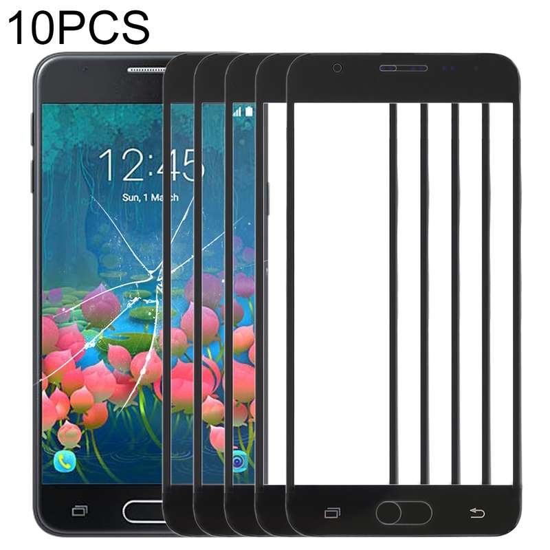 For Samsung Galaxy J5 Prime, On5 (2016), G570F/DS, G570Y 10pcs Front Screen Outer Glass Lens (Gold)