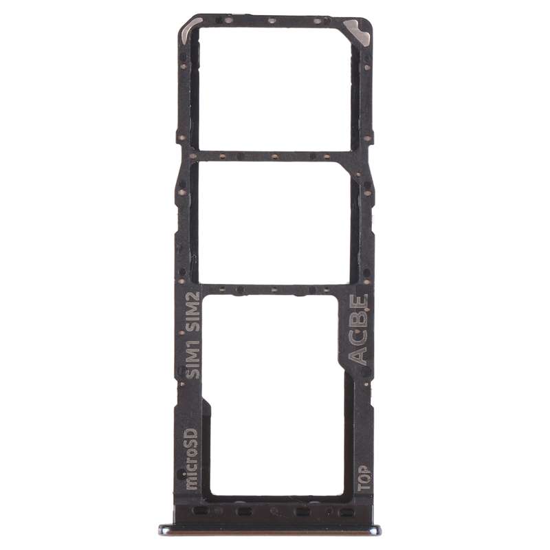 For Samsung Galaxy A32 SM-A325 SIM Card Tray + SIM Card Tray + Micro SD Card Tray (Purple)