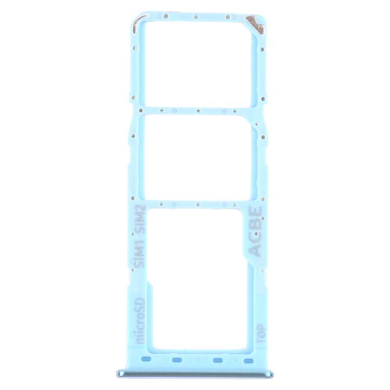 For Samsung Galaxy A32 SM-A325 SIM Card Tray + SIM Card Tray + Micro SD Card Tray (Purple)