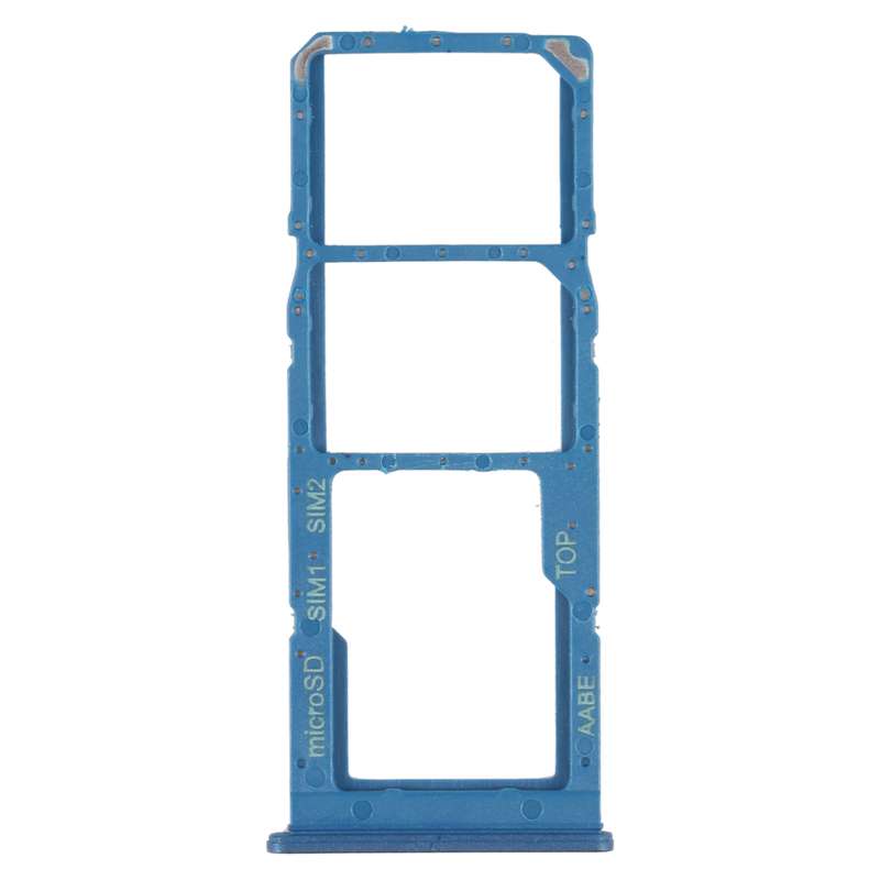 For Samsung Galaxy A12 SM-A125 SIM Card Tray + SIM Card Tray + Micro SD Card Tray (Red)