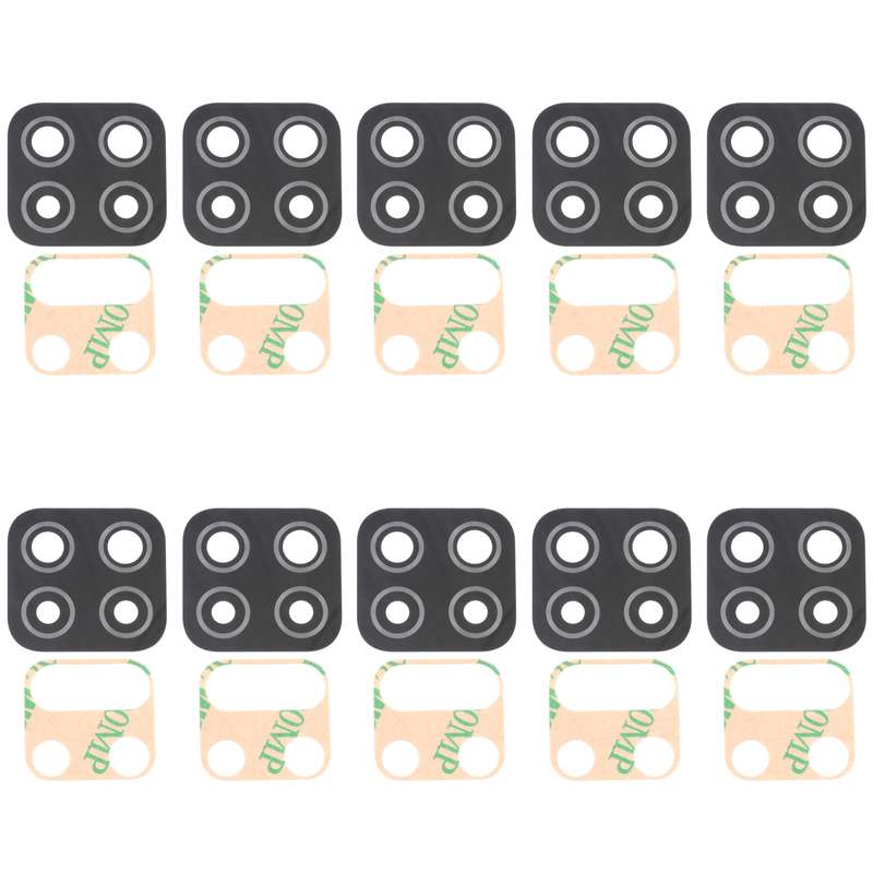 For Samsung Galaxy A12 SM-A125 10pcs Back Camera Lens