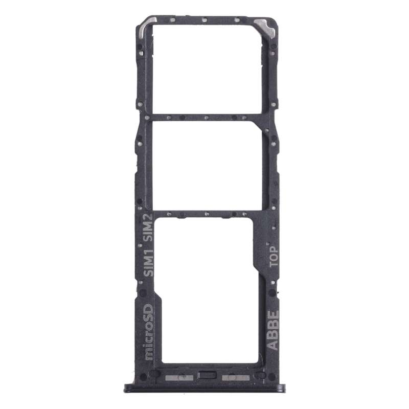 For Samsung Galaxy A22 SM-A225 SIM Card Tray + SIM Card Tray + Micro SD Card Tray (Purple)