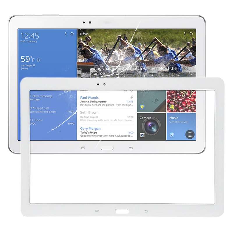 For Galaxy Tab Pro 10.1 / SM-T520 Touch Panel with OCA Optically Clear Adhesive (White)