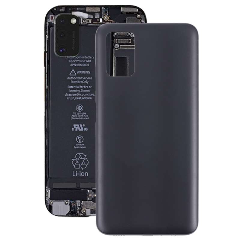 For Samsung Galaxy A03s SM-A037 Battery Back Cover (Black)