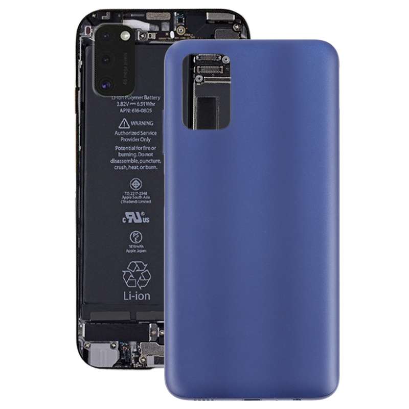 For Samsung Galaxy A03s SM-A037 Battery Back Cover (Black)