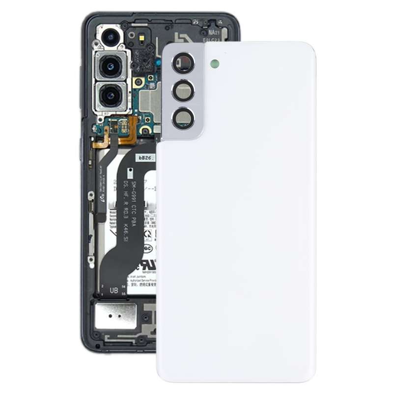 For Samsung Galaxy S21+ 5G Battery Back Cover with Camera Lens Cover (Purple)