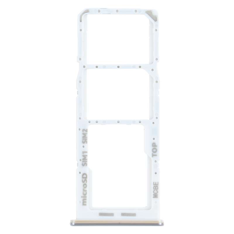 For Samsung Galaxy M32 SM-M325 SIM Card Tray + SIM Card Tray + Micro SD Card Tray (Blue)