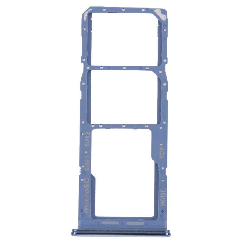For Samsung Galaxy M32 5G SM-M326B Original SIM Card Tray + SIM Card Tray + Micro SD card tray (Blue