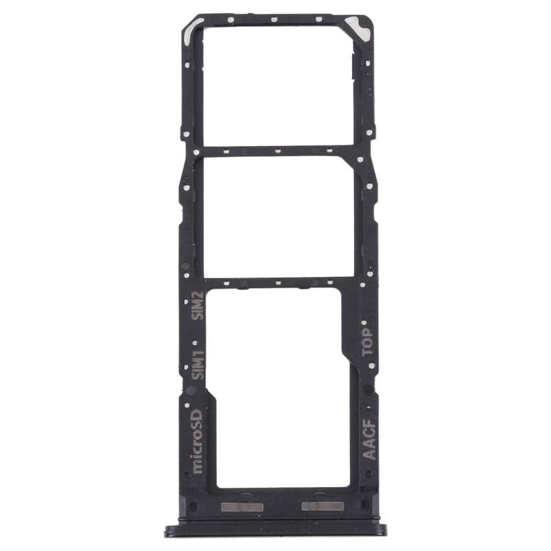 For Samsung Galaxy A13 5G SM-A136 Original SIM Card Tray + SIM Card Tray + Micro SD card tray (Black