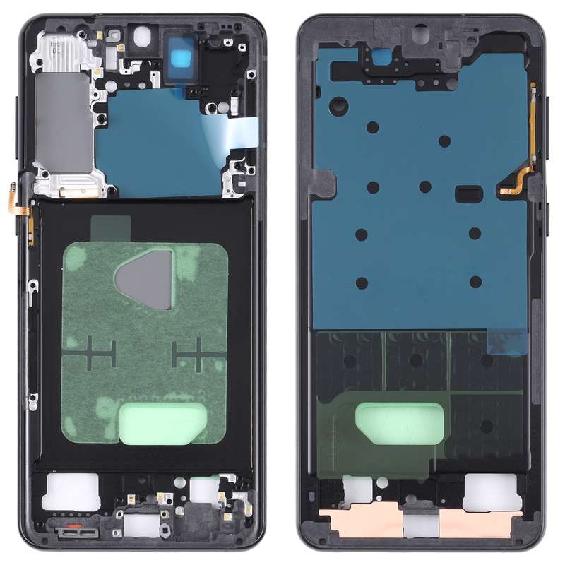 For Samsung Galaxy S21+ 5G SM-G996B Middle Frame Bezel Plate (Black)