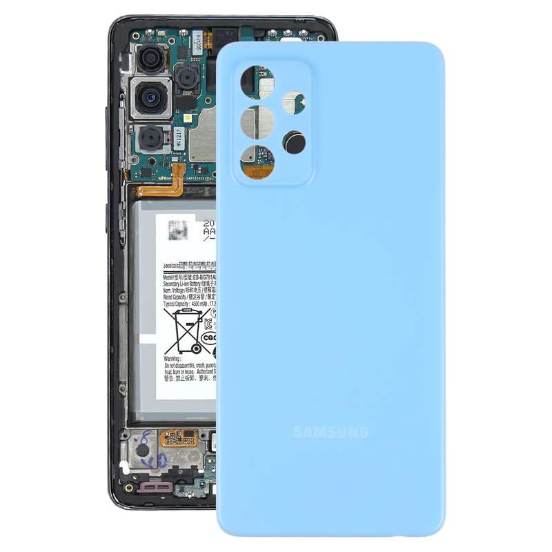 For Samsung Galaxy A52 5G SM-A526B Battery Back Cover (Blue)