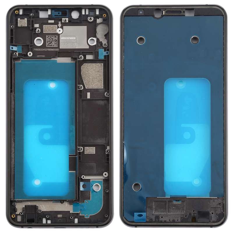 For Galaxy A6s Middle Frame Bezel Plate (Blue)
