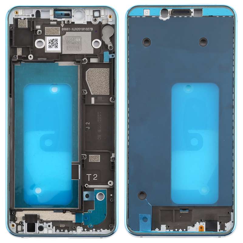 For Galaxy A6s Middle Frame Bezel Plate (Blue)