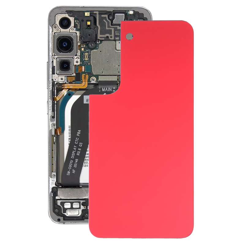 For Samsung Galaxy S22 Battery Back Cover (Sky Blue)