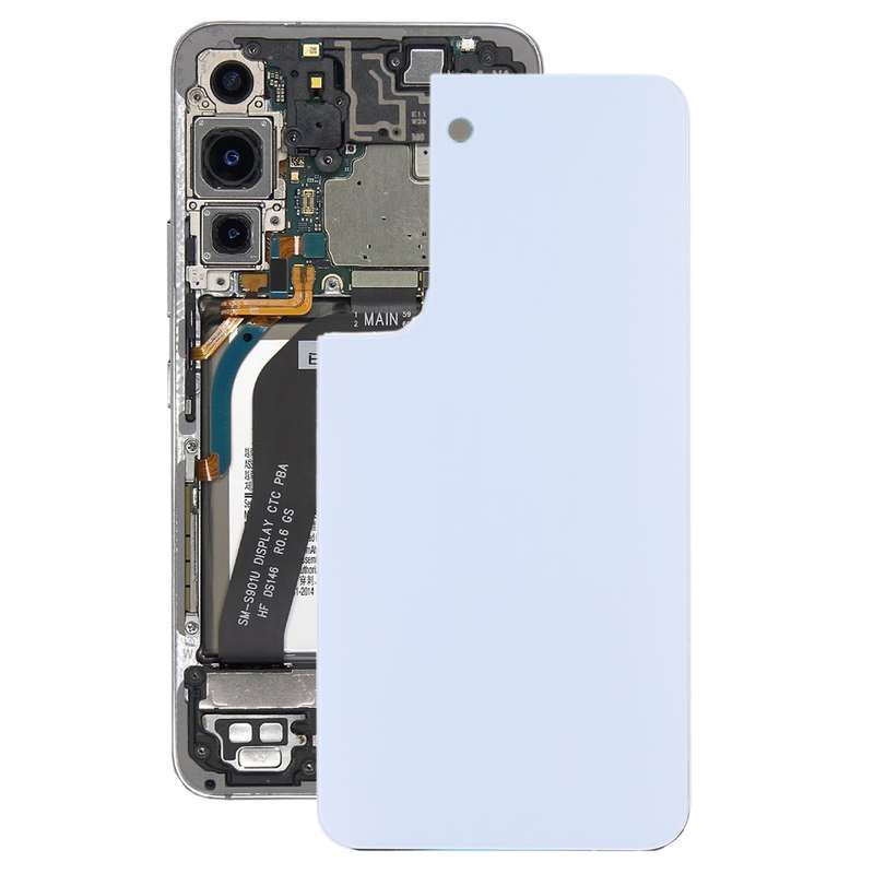 For Samsung Galaxy S22 Battery Back Cover (Sky Blue)