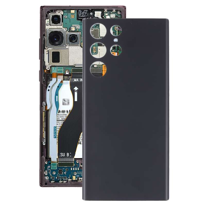 For Samsung Galaxy S22 Ultra Battery Back Cover (White)