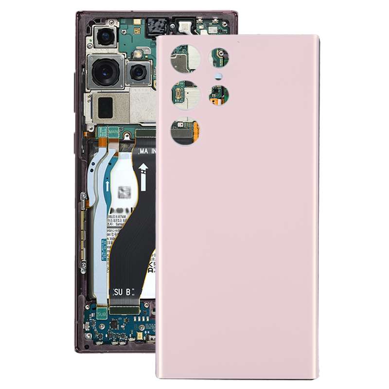 For Samsung Galaxy S22 Ultra Battery Back Cover (White)