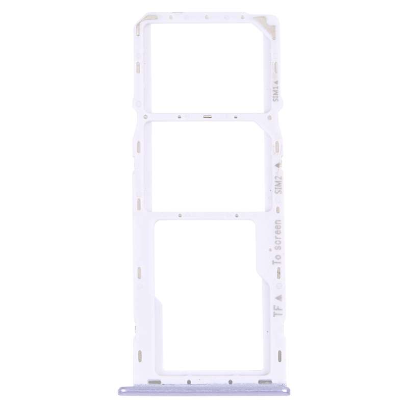 For Samsung Galaxy M42 5G SM-A436B Original SIM Card Tray + SIM Card Tray + Micro SD card tray (Purp