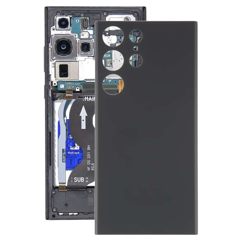 For Samsung Galaxy S23 Ultra 5G SM-S918B OEM Battery Back Cover(White)
