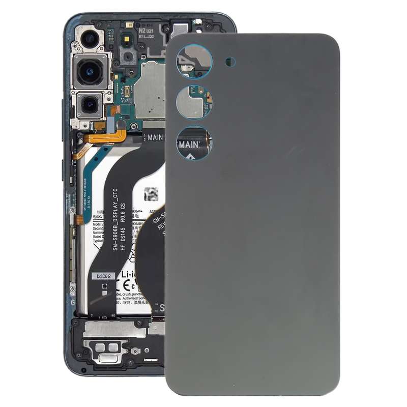 For Samsung Galaxy S23 SM-S911B OEM Glass Battery Back Cover(Yellow)