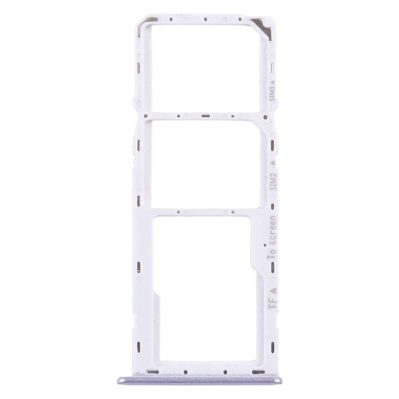 For Samsung Galaxy A22 5G SM-A226B Original SIM Card Tray + SIM Card Tray + Micro SD Card Tray (Silv