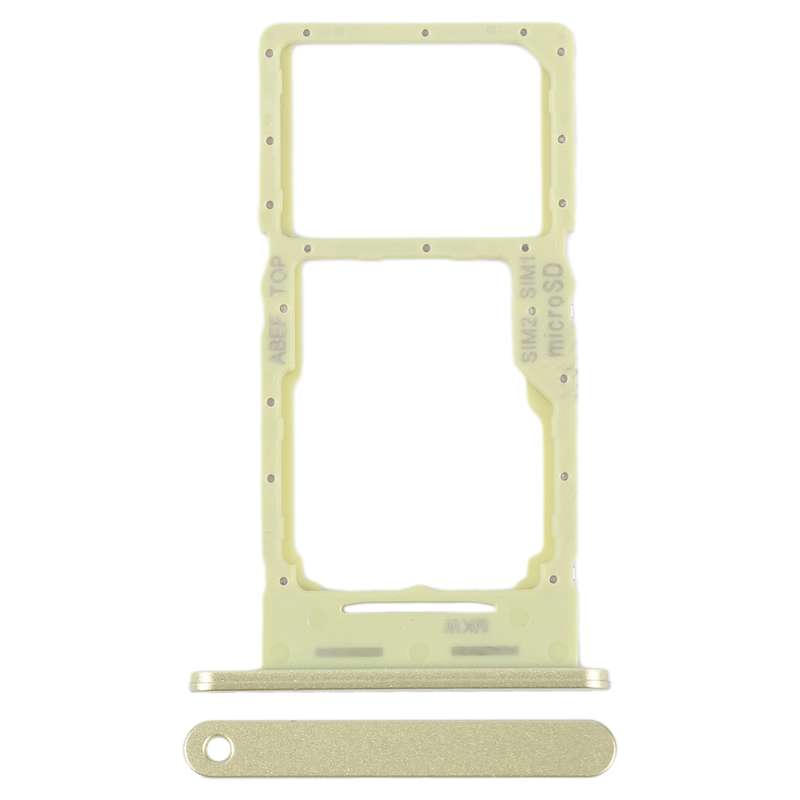 For Samsung Galaxy A25 5G SM-A256B Original SIM Card Tray + SIM Card Tray / Micro SD Card Tray (Silv
