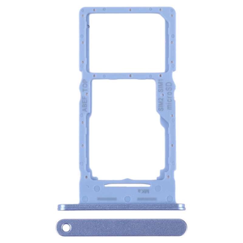 For Samsung Galaxy A25 5G SM-A256B Original SIM Card Tray + SIM Card Tray / Micro SD Card Tray (Silv