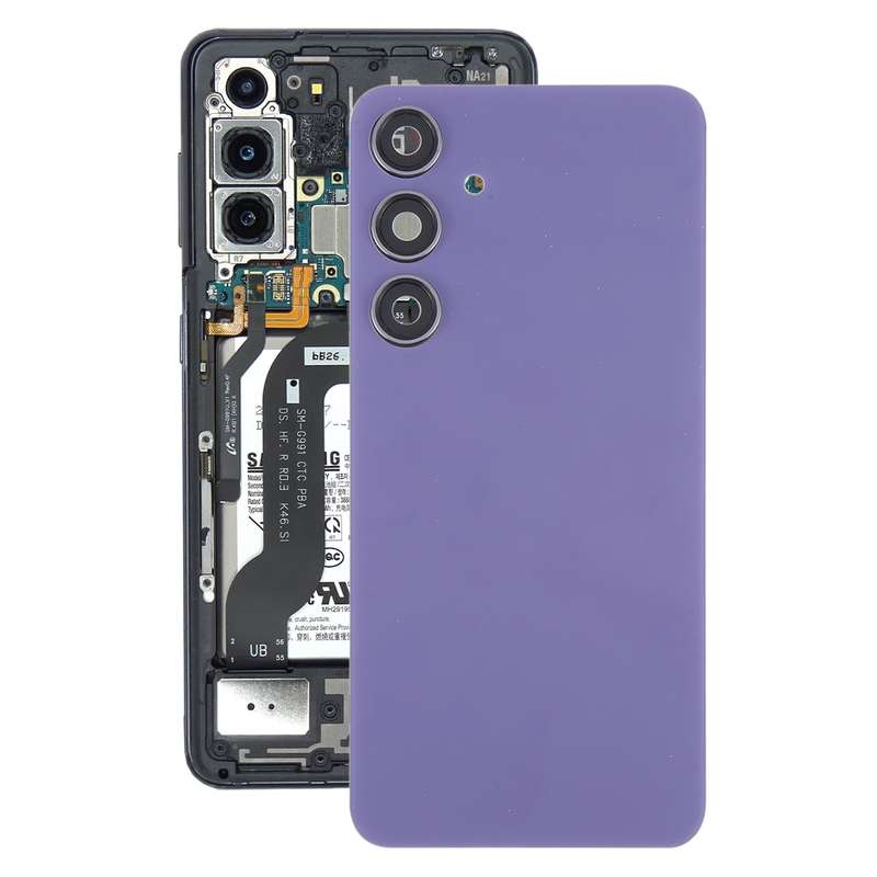 For Samsung Galaxy S24+ SM-S926B OEM Battery Back Cover with Camera Lens Cover(Black)