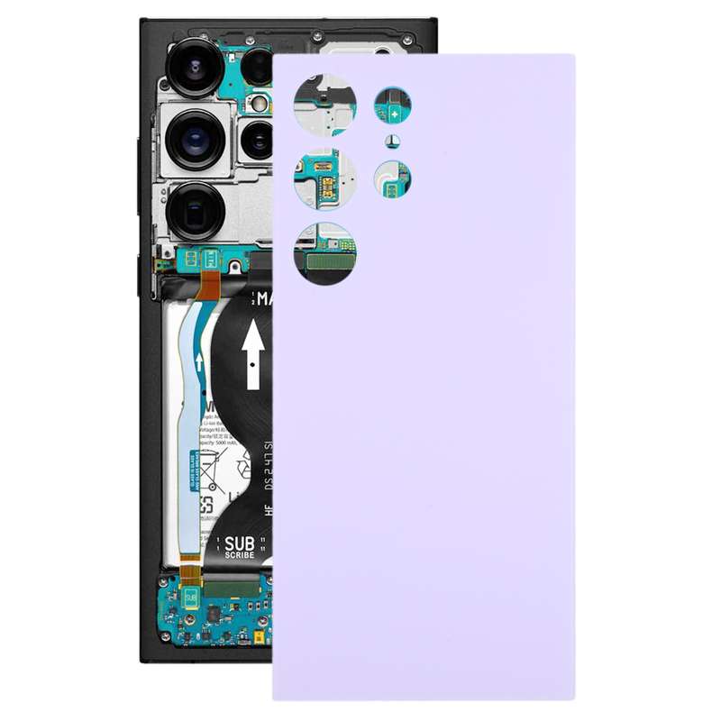 For Samsung Galaxy S24 Ultra SM-S928B OEM Battery Back Cover(Black)