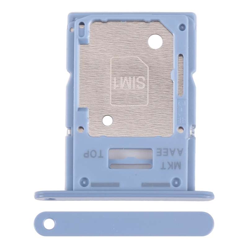 For Samsung Galaxy A15 4G SM-A155F Original SIM Card Tray + SIM / Micro SD Card Tray (Baby Blue)