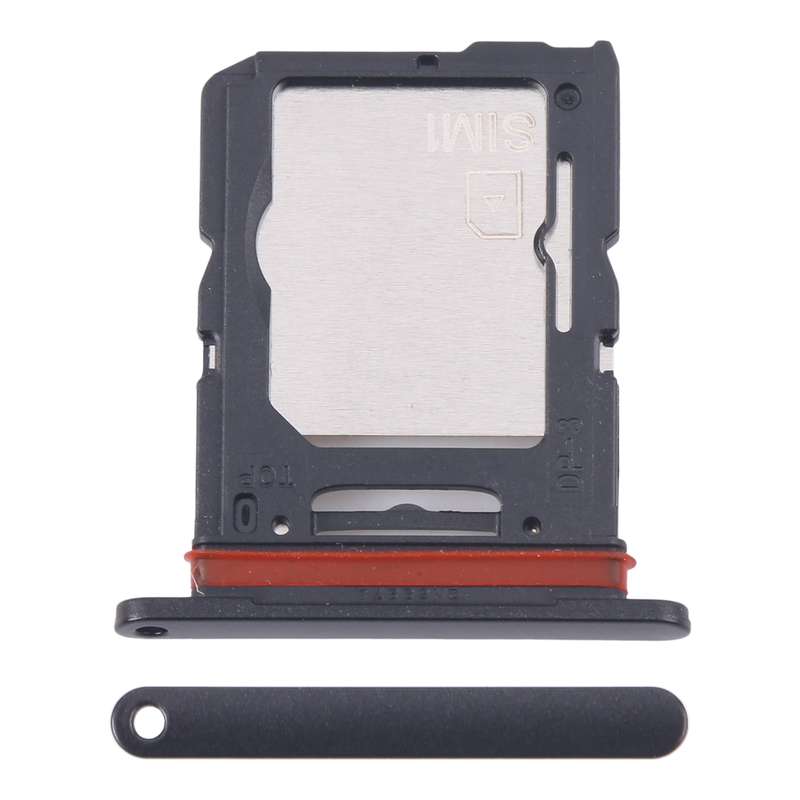 For Samsung Galaxy M55 SM-M556B Original SIM Card Tray + SIM Card Tray / Micro SD Card Tray (Black)
