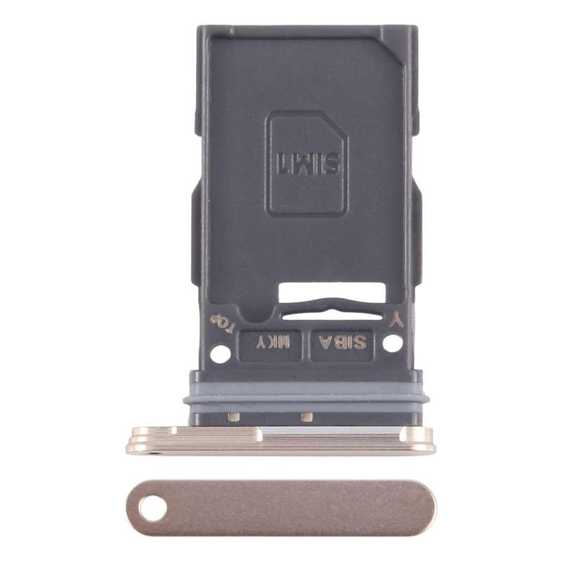 For Samsung Galaxy S24 SM-S921B Original SIM Card Tray (Orange)