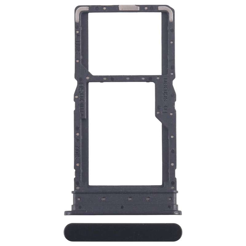 For Samsung Galaxy A06 5G SM-A066B Original SIM + SIM / Micro SD Card Tray (Silver)