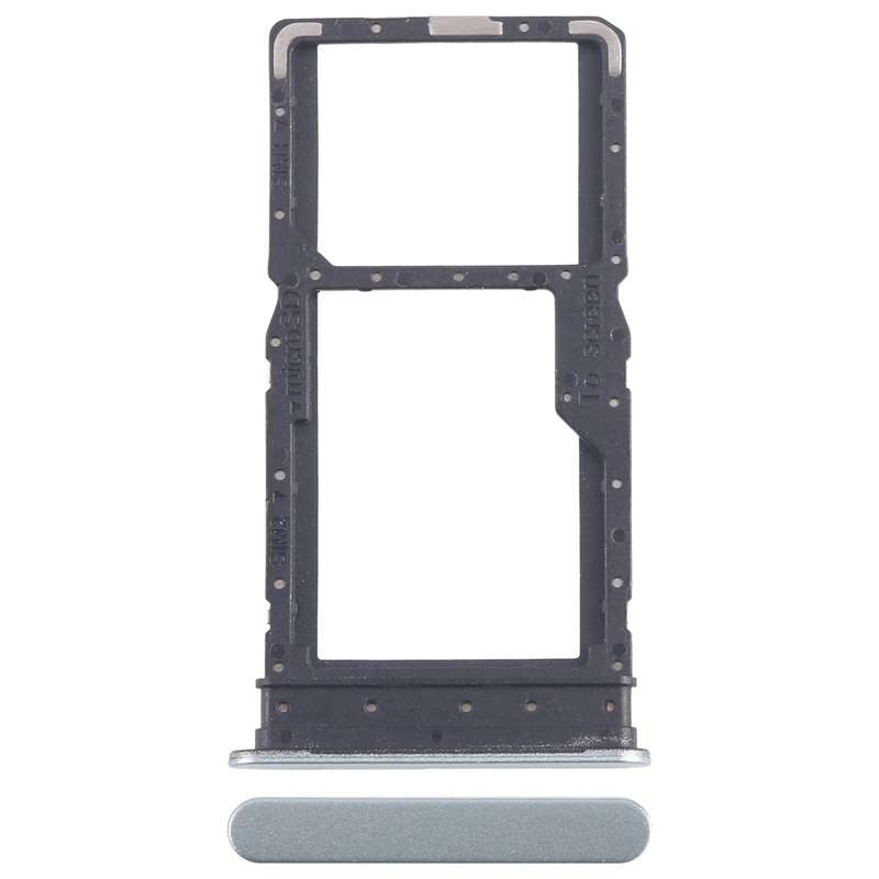 For Samsung Galaxy A06 5G SM-A066B Original SIM + SIM / Micro SD Card Tray (Silver)
