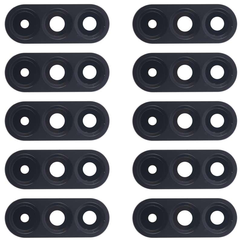 For Samsung Galaxy A56 SM-A566B 10pcs Rear Camera Lens Cover (Grey)