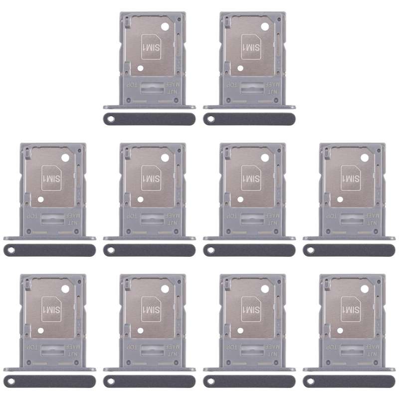 For Samsung Galaxy M35 5G SM-M356B 10pcs Original SIM + SIM / Micro SD Card Tray (Grey)