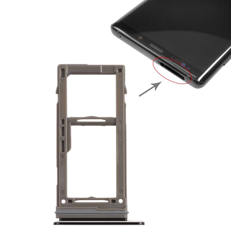 For Galaxy Note9 SIM Card Tray + Micro SD Card Tray (Blue)