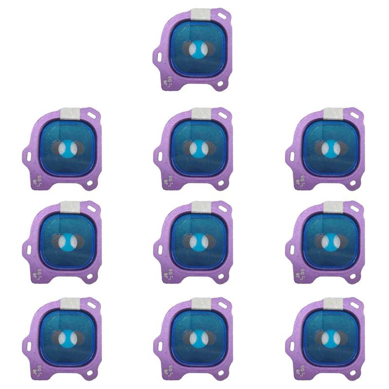 For Galaxy J6 (2018) 10pcs Camera Lens Cover (Blue)