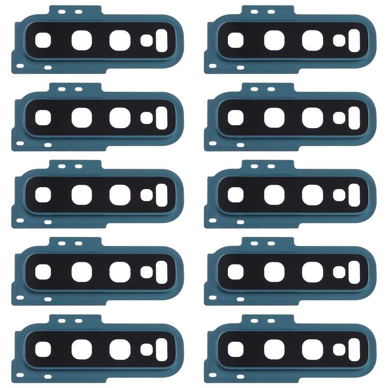 For Galaxy S10 10pcs Camera Lens Cover (Blue)
