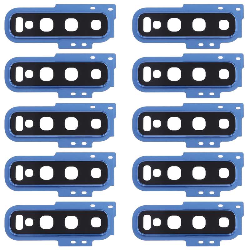 For Galaxy S10 10pcs Camera Lens Cover (Blue)
