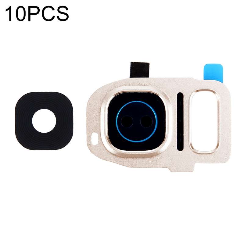 For Galaxy S7 Edge / G935 10pcs Camera Lens Covers (Blue)