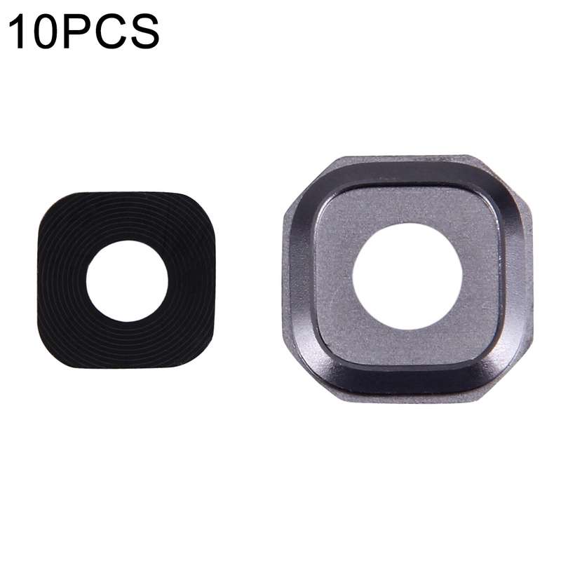 For Galaxy A7 (2016) / A710 10pcs Camera Lens Covers (Grey)