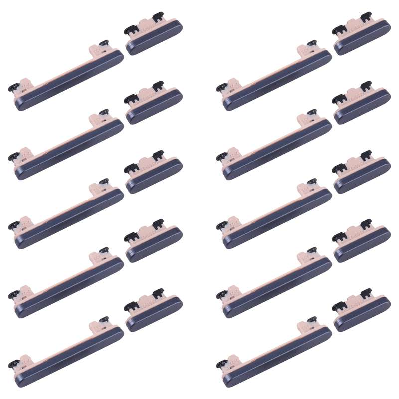 For Samsung Galaxy A55 SM-A556B 10pcs Original Power Button and Volume Control Button (Blue)