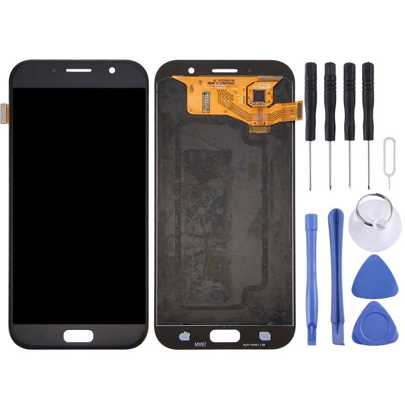 Original Super AMOLED LCD Screen for Galaxy A7 (2017), A720F, A720F/DS with Digitizer Full Assembly